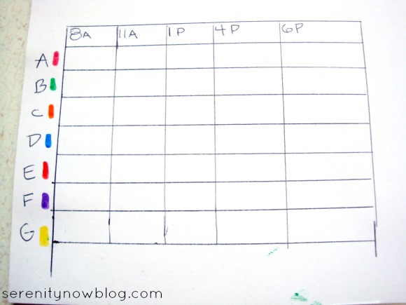 How to Make a Sunlight Chart for Garden Planning, from Serenity Now