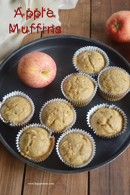 Apple Muffins Recipe | How to make Apple Muffins