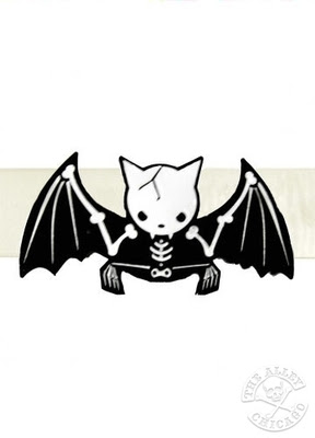 Tulang Kerangka Kelelawar Lucu Kartun (Cartoon Funny Bat Skeleton)
