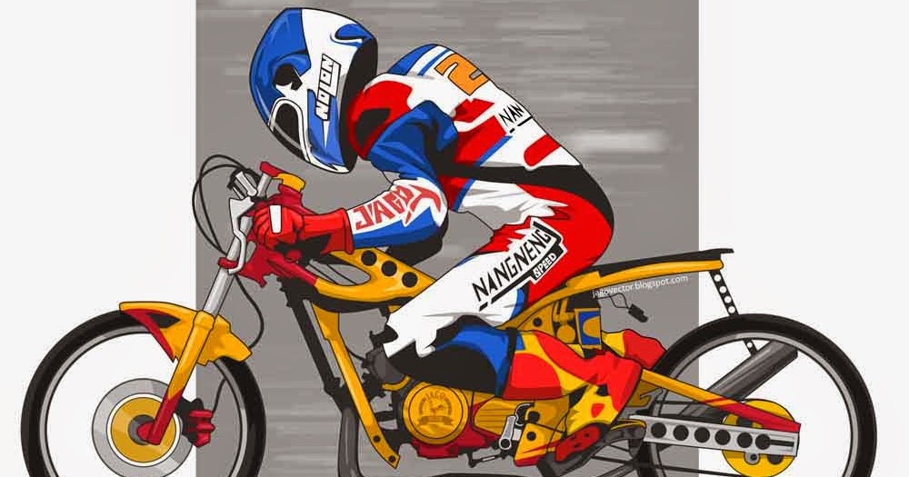 43+ Ide Top Gambar Kartun Motor Racing