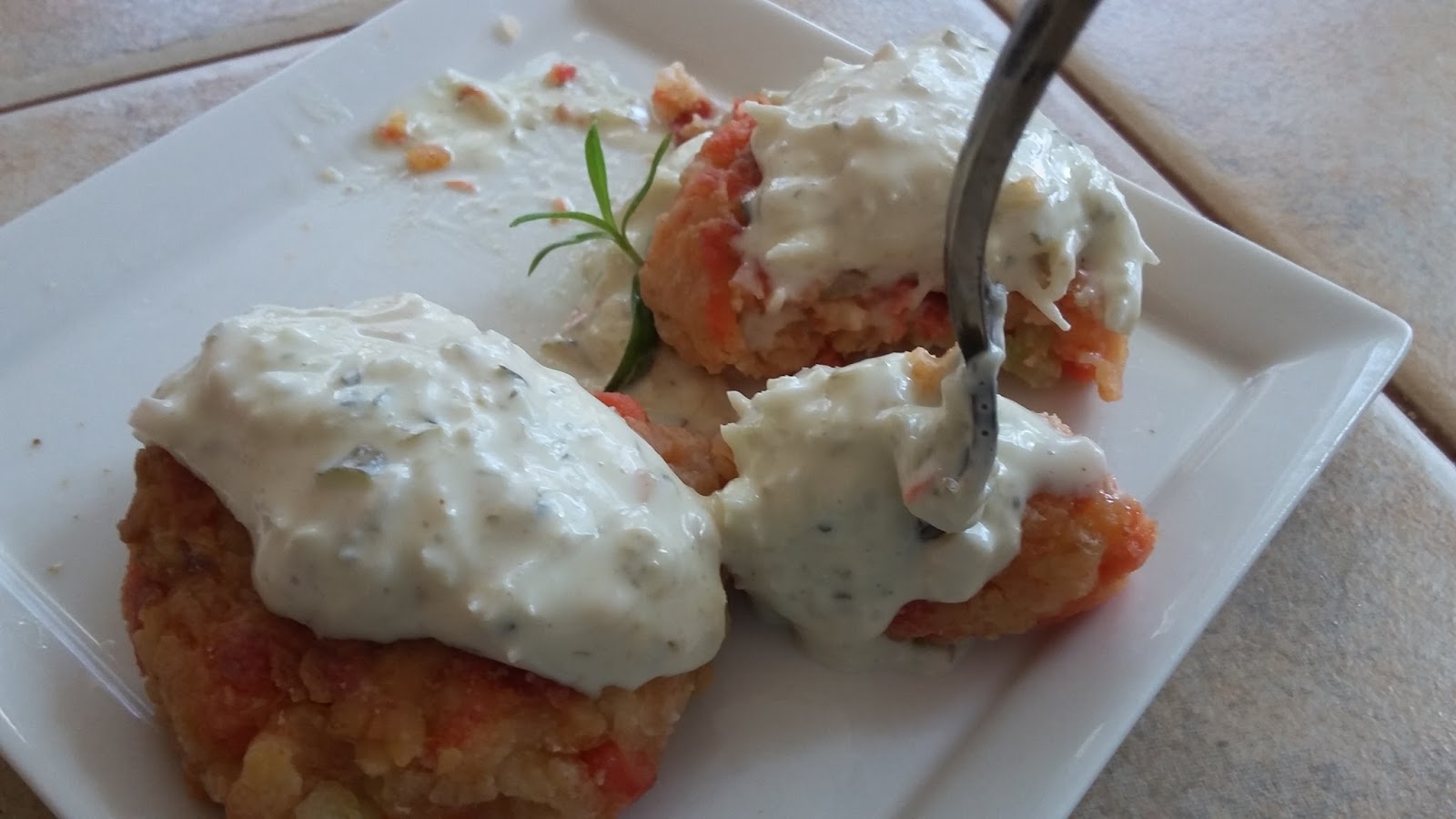 Salmon Cakes with Gravad Lax for FishFridayFoodies Sid's Sea Palm Cooking