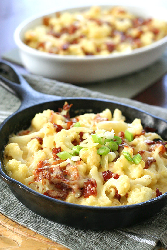 The Low Carb Diabetic Cauliflower Mac ‘N Cheese with English Cheddar