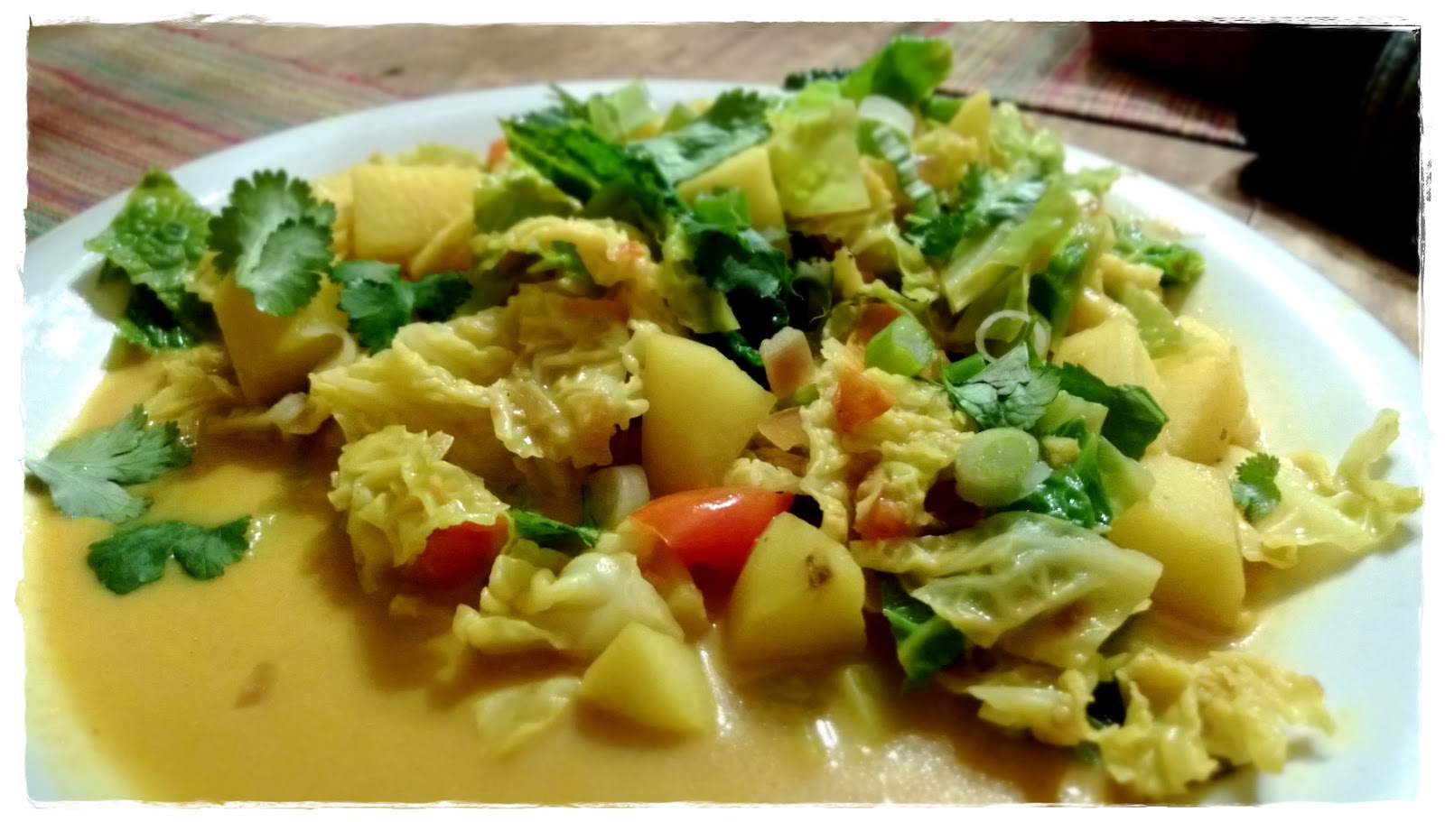 vegan-o-mania: Wirsing-Kartoffel-Curry