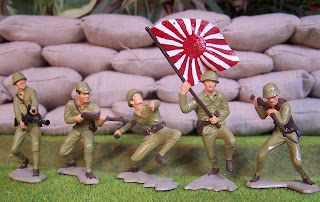 Glencoe (Marx Recasts) Japanese Infantry