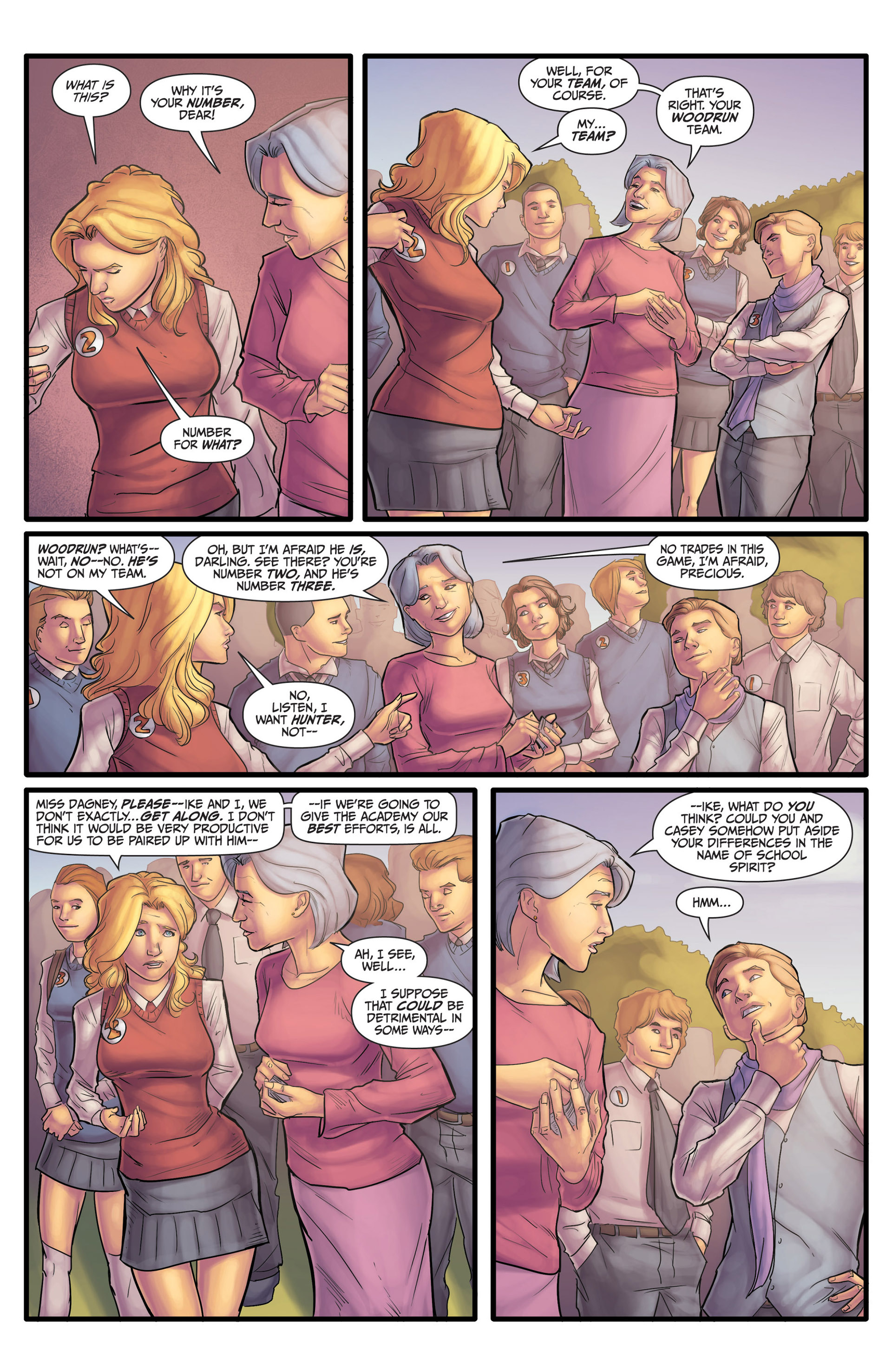 Read online Morning Glories comic -  Issue # _TPB 3 - 21