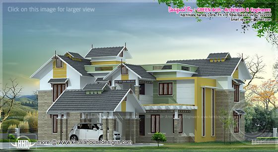 2950 sq-ft villa design