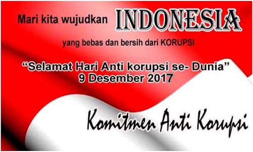 Selamat Memperingati Hari Anti Korupsi Sedunia