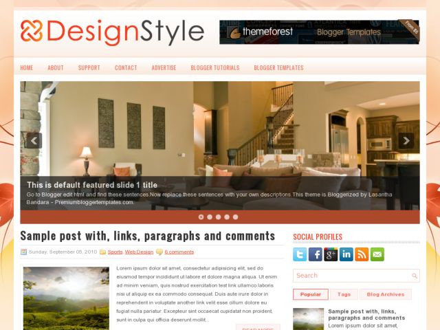 DesignStyle Blogger Template