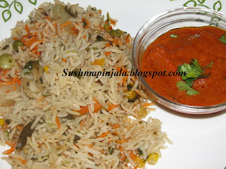 Veg Biryani with Butter Paneer