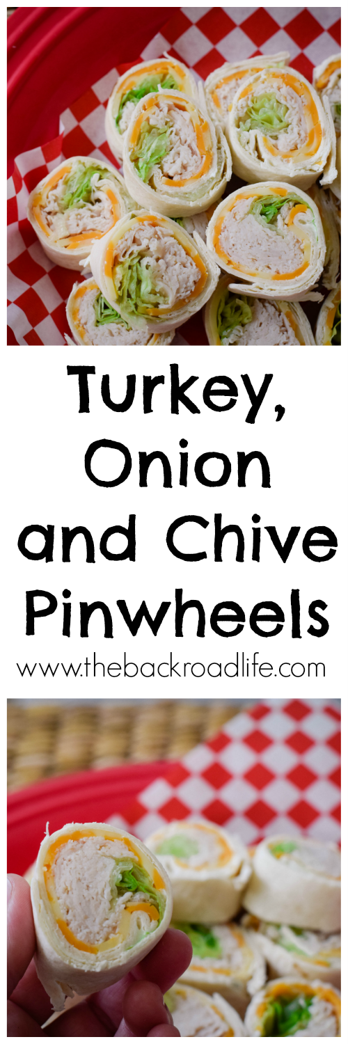 The Backroad Life Turkey, Onion and Chive Pinwheels