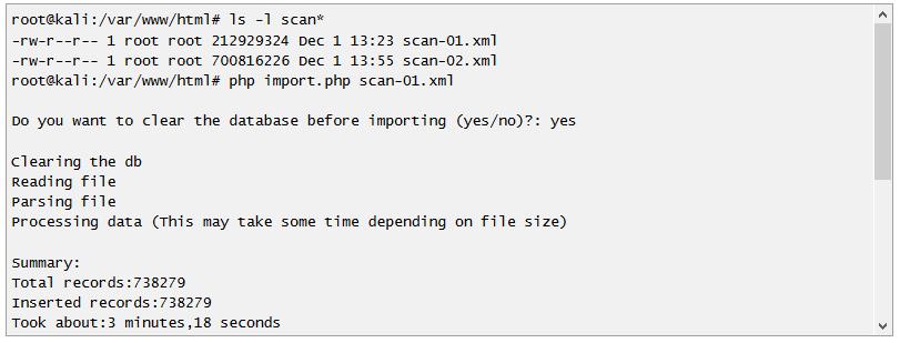 Bilgi Guvenligi Forensic Malware Analysis Masscan Web Interface