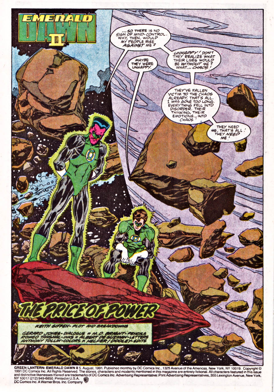 Read online Green Lantern: Emerald Dawn II comic -  Issue #5 - 2