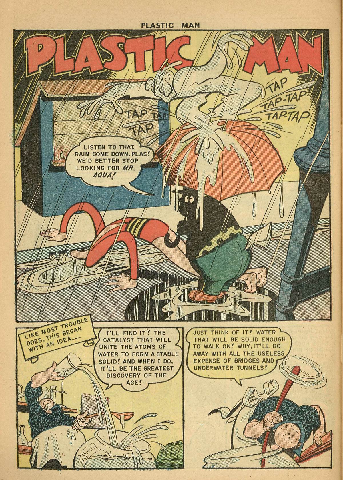 Read online Plastic Man (1943) comic -  Issue #44 - 26
