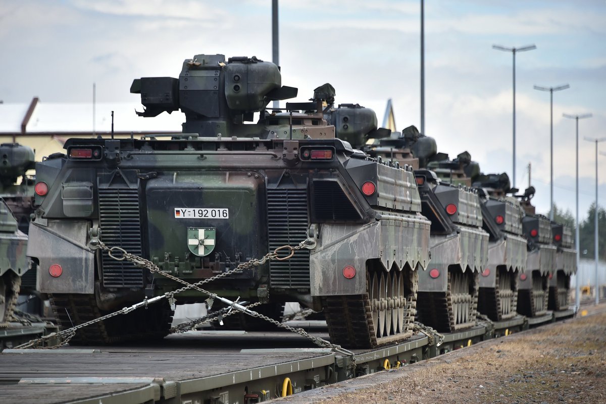 Asian Defence News German Army starts moving equipment towards the Baltics