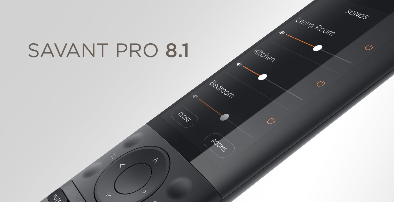 Savant Pro 8.1 Software Update Information and New Features
