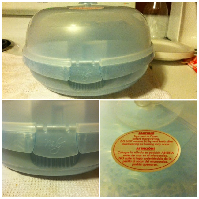 nuby natural touch microwave steam steriliser