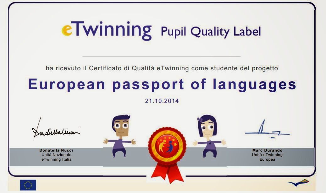 E-l@bori@mo: European passport of languages