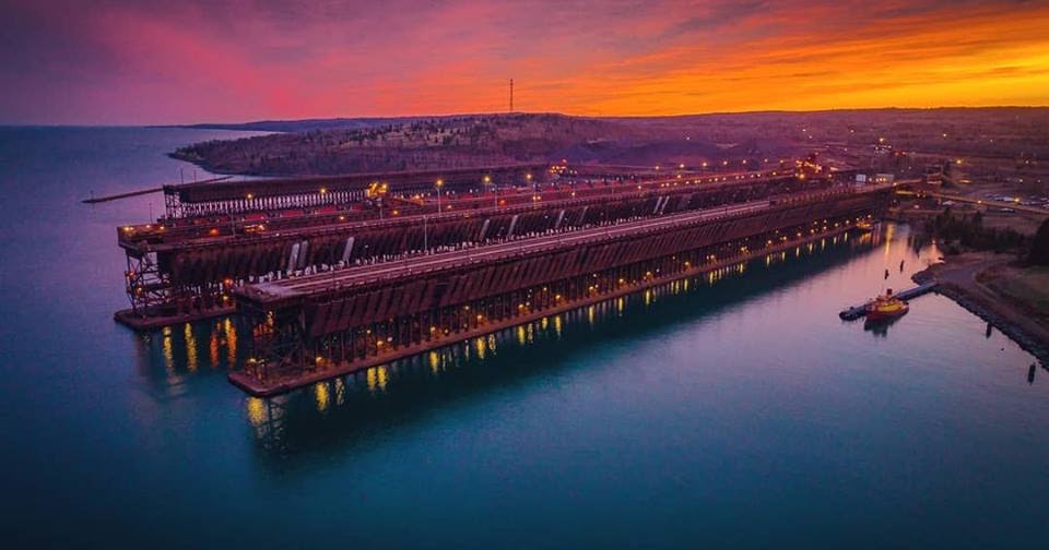 Duluth Harbor Cam Two Harbors Sunset By Christian Dalbec
