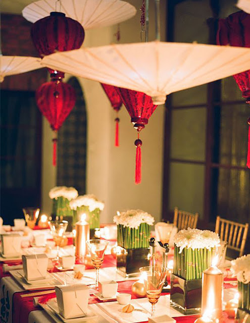 umbrellas on the ceiling