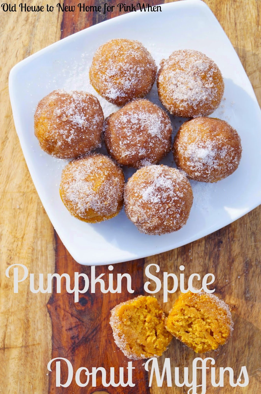 Pumpkin Spice Donut Muffins