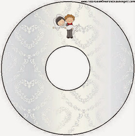 Etiquetas de Provenzal en Novios en Caricatura  para CD's