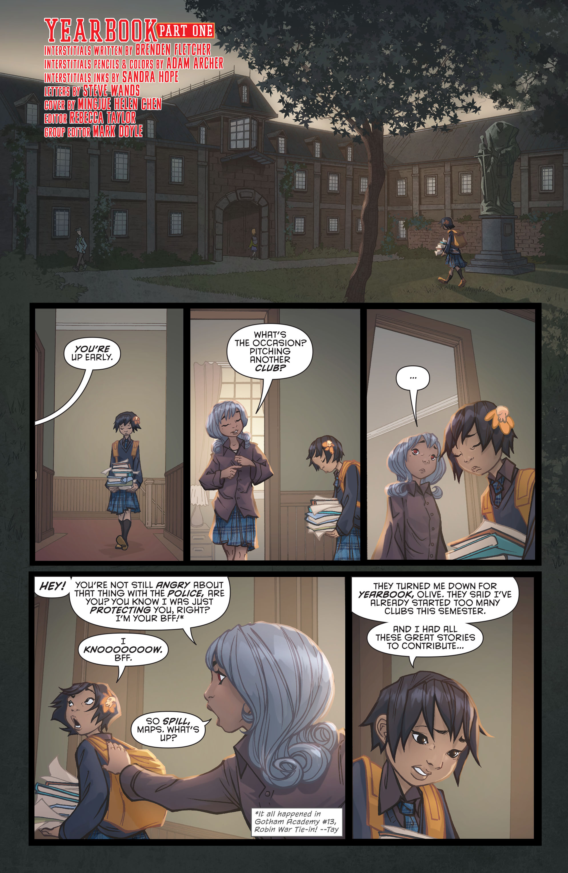 Read online Gotham Academy comic -  Issue #14 - 3