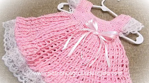 Aprende a tejer vestido para bebé de 0 a 3 meses / Tutorial Crochet
