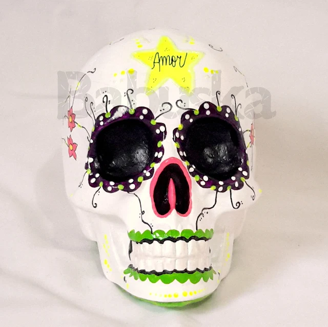 Calavera personalizada B1376 Babuska