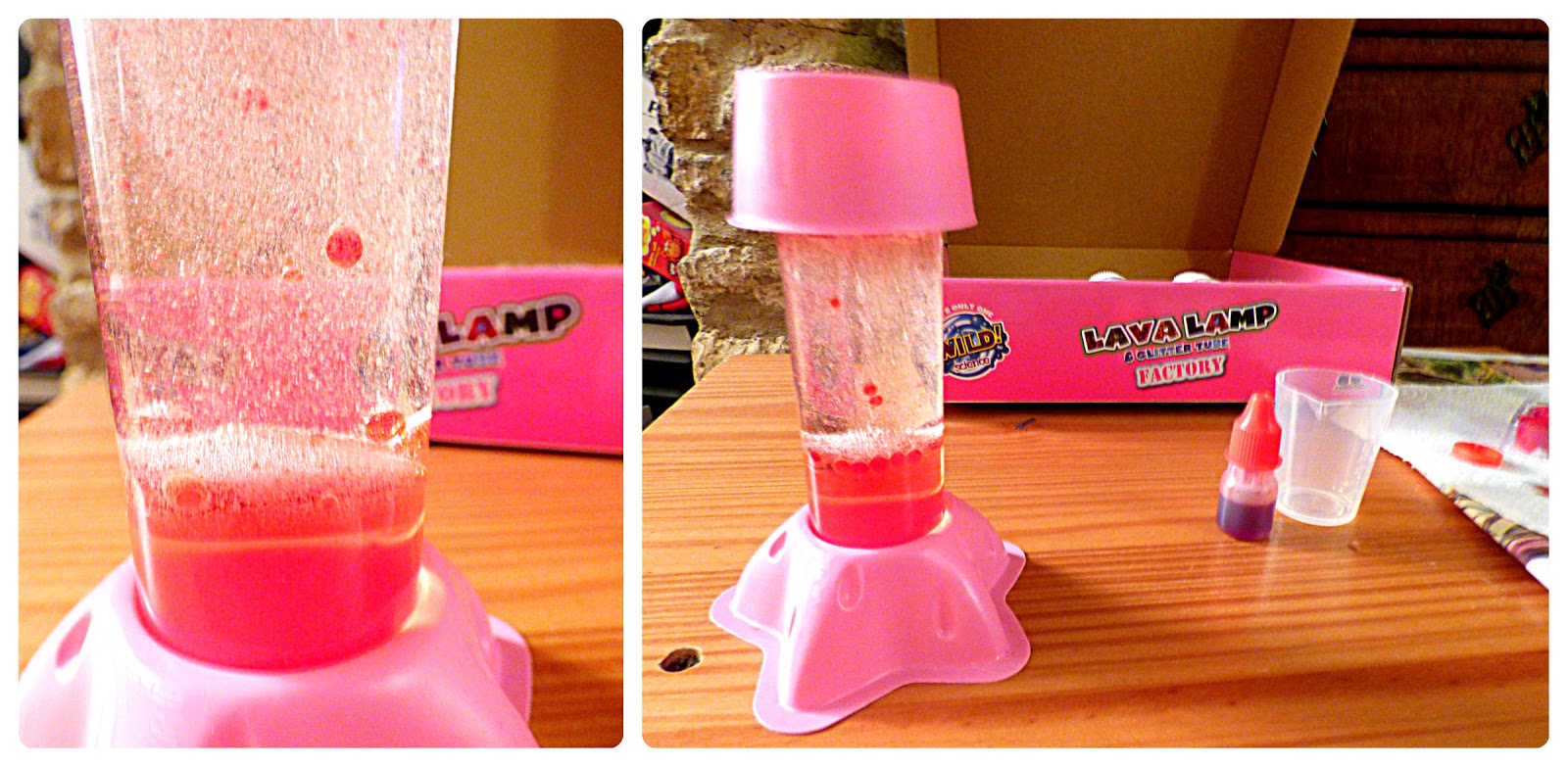 Chez Maximka Wild Science Lava Lamp and Glitter Tube Factory