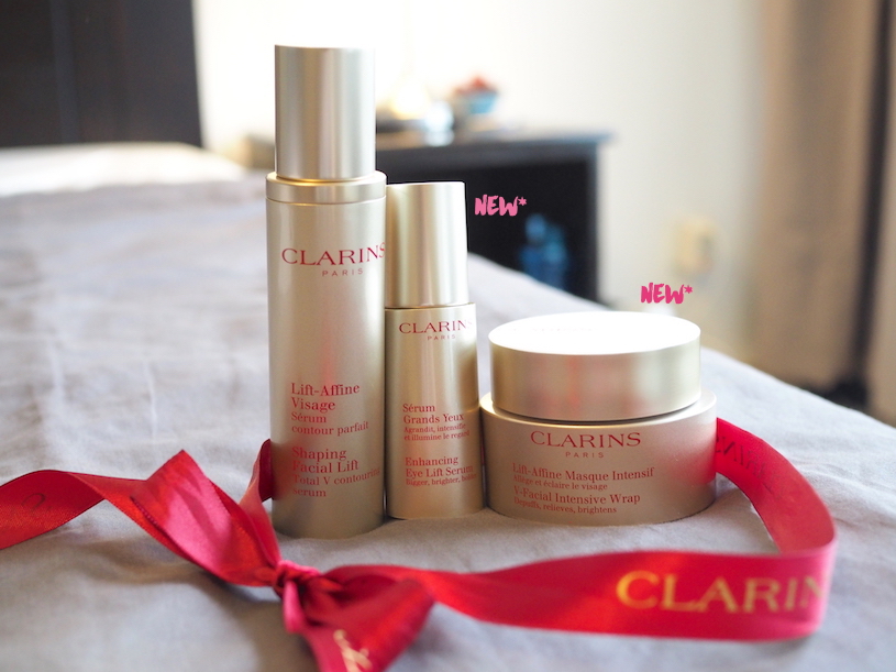 New Shaping Facial Lift Range Clarins VFacial Intensive Wrap & Enhancing Eye Lift Serum