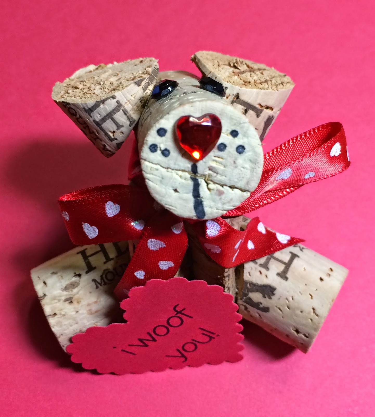 Kathy's Art Project Ideas Corky The Wine Cork Doggy DIY