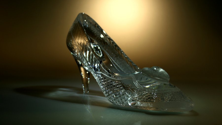 Ever SO Plush! The Famous Slipper Made of GLASS