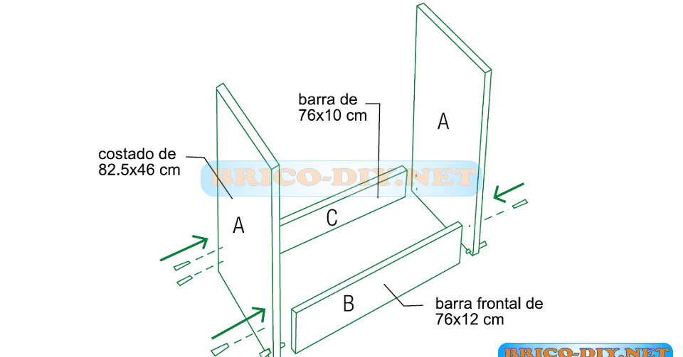 Mueble de cocina bajo para lavaplatos plano mueble de melamina | Web
