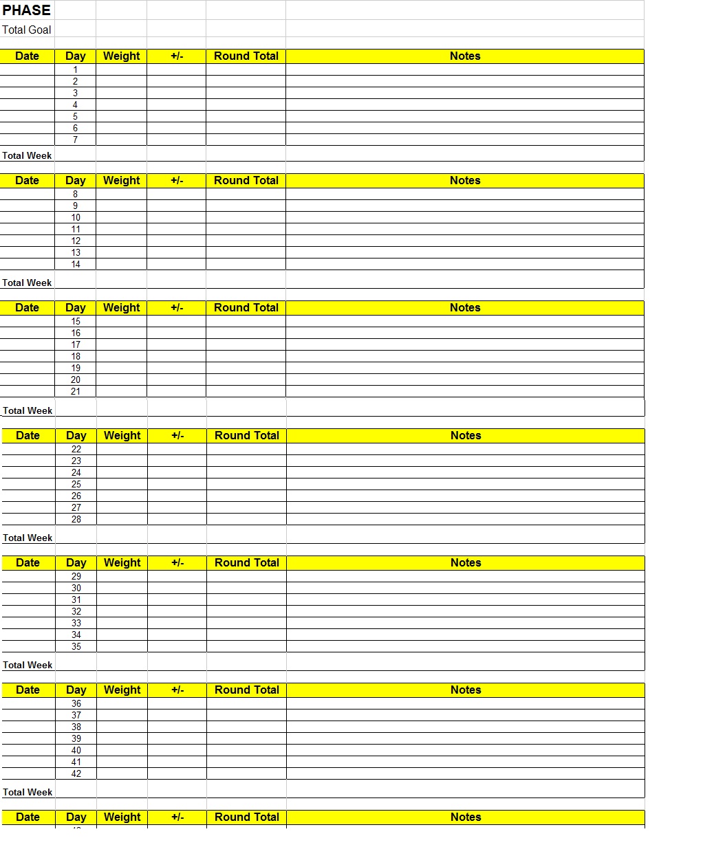 weight-loss-chart-template-sample