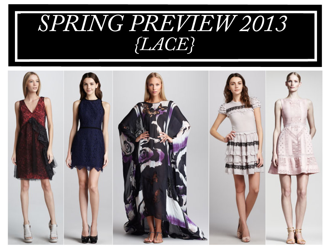 SPRING 2013 TREND PREVIEW {Lace} | Platforms & Peep-Toes