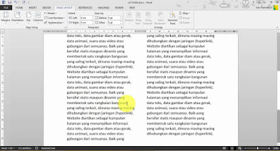 contoh Cara Membagi 1 Kertas untuk 2 Halaman Tutorial Microsoft Word