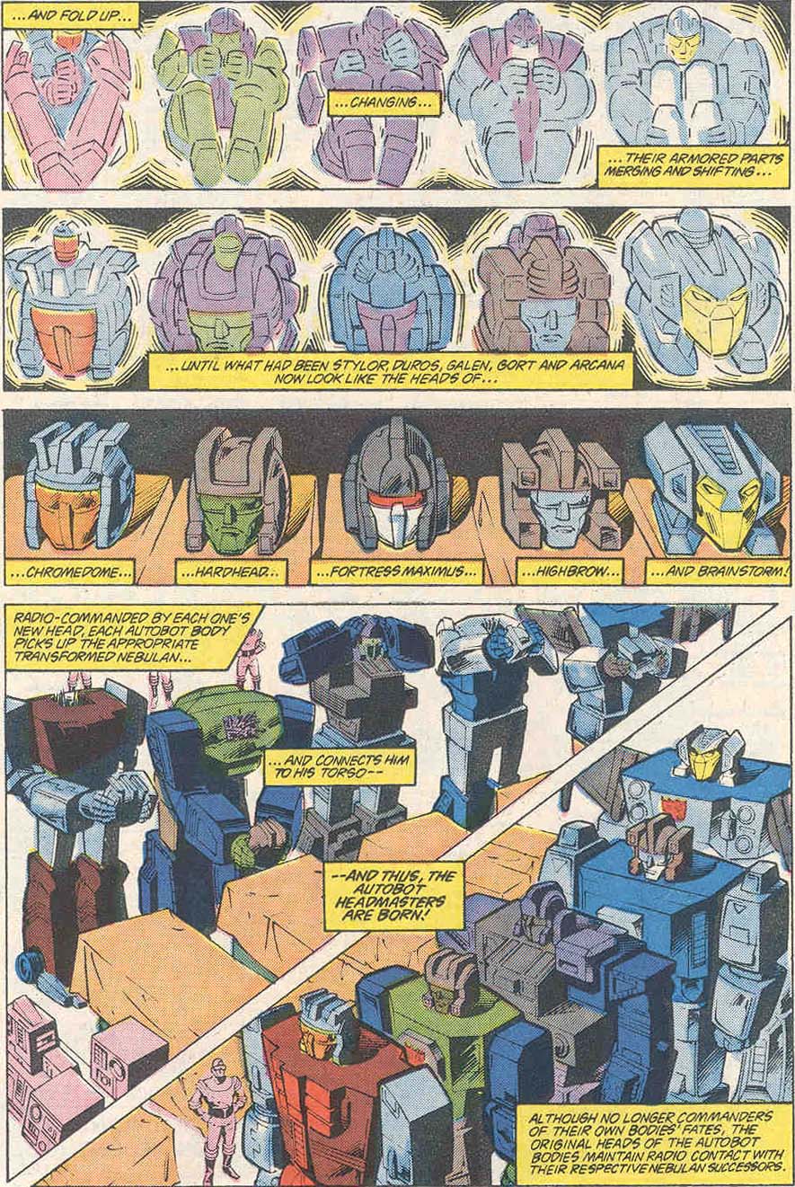 The Transformers: Headmasters issue 2 - Page 18