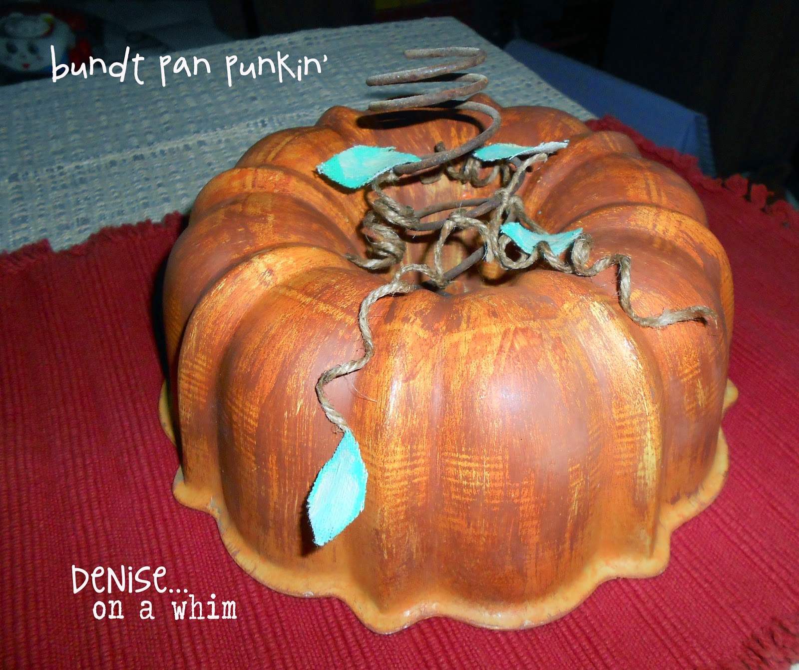 Bundt Pan Pumpkin from Denise on a Whim