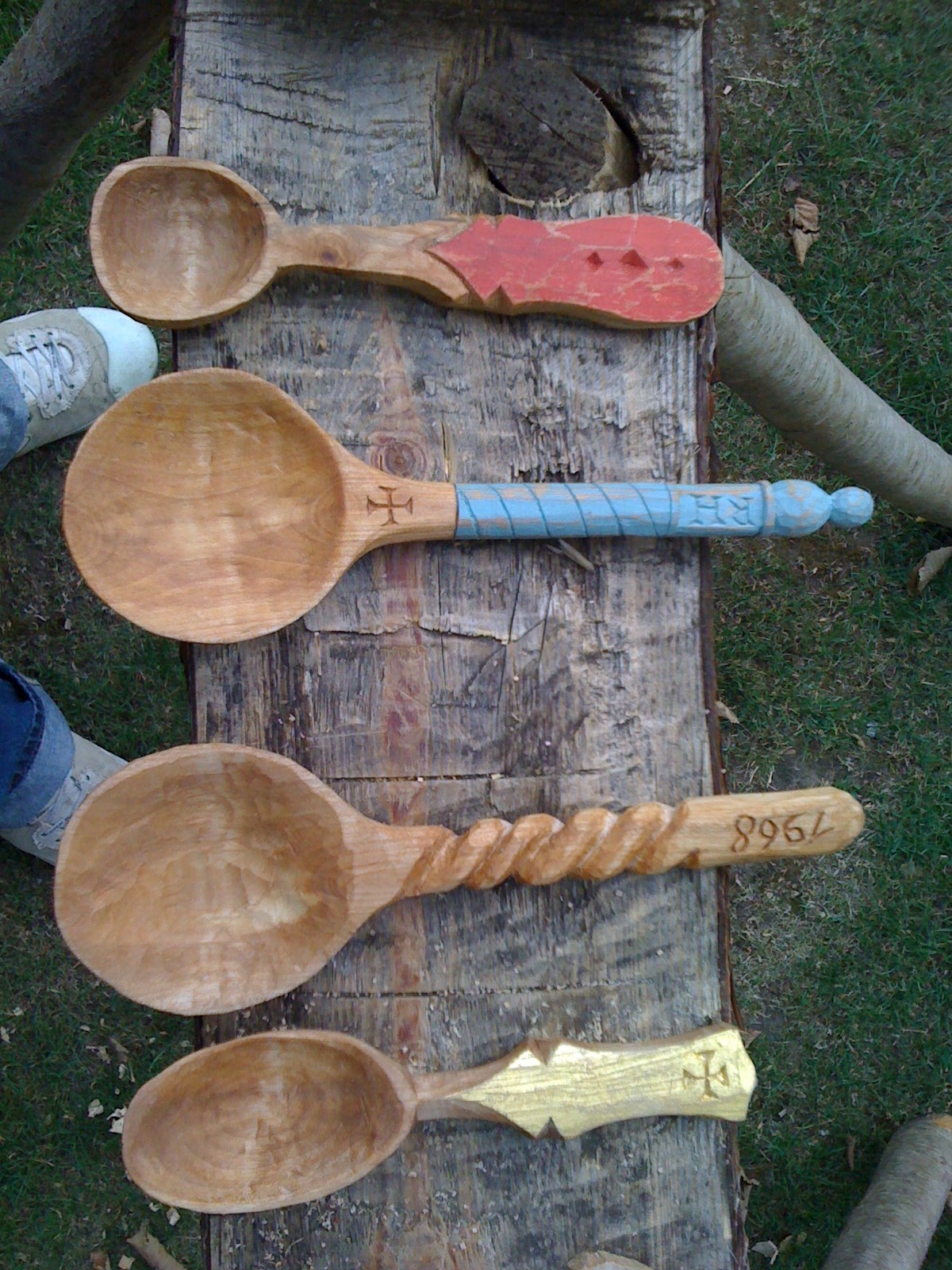 Holt & Heath Wooden Treenware Hand carved spoons...