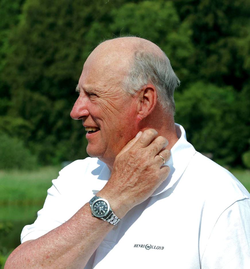 Welcome to RolexMagazine.com...Home of Jake's Rolex World  Magazine..Optimized for iPad and iPhone: King Harald of Norway A Lifetime  wearing a Rolex GMT-Master
