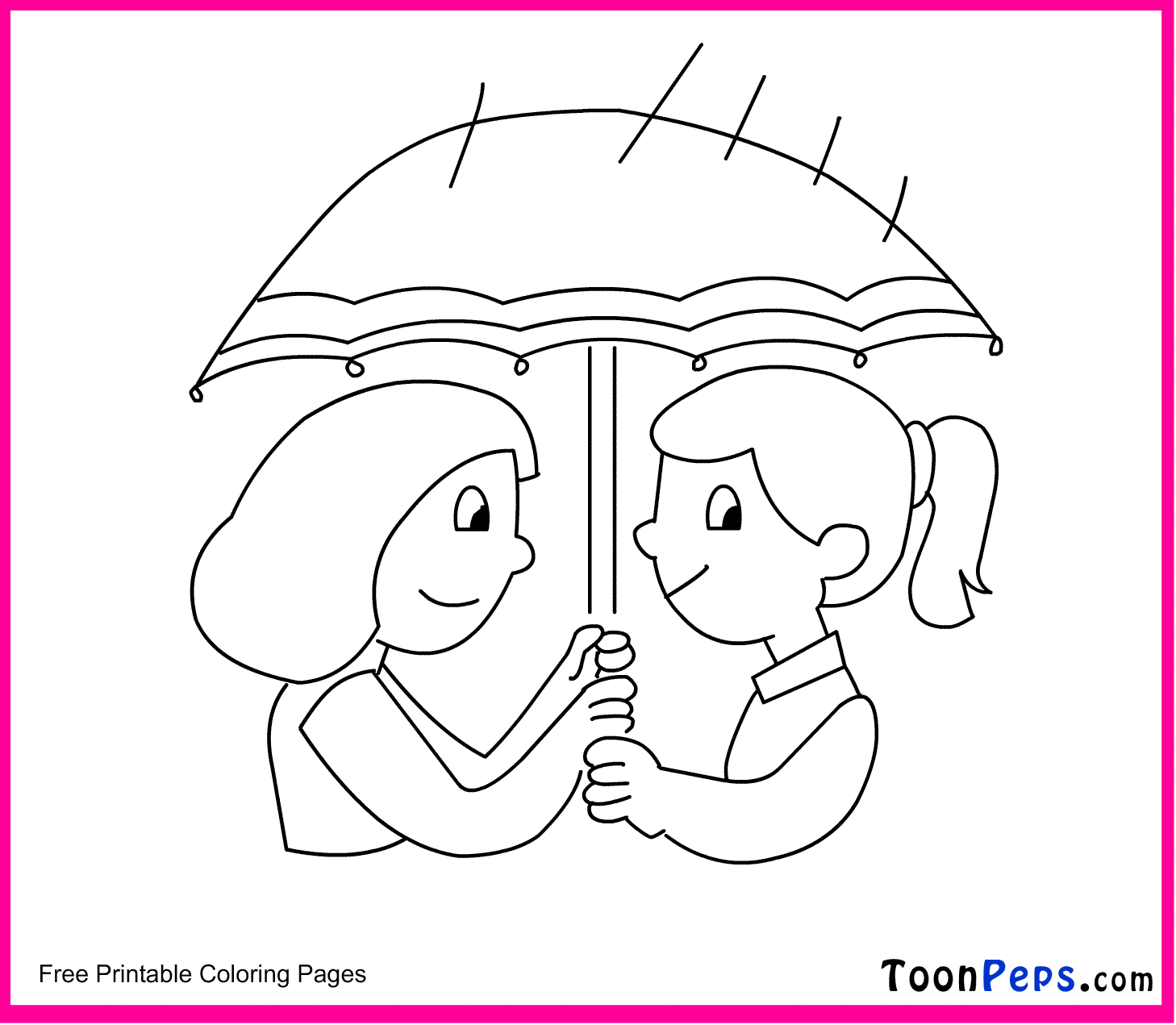 umbrella coloring pages for kids - photo #39