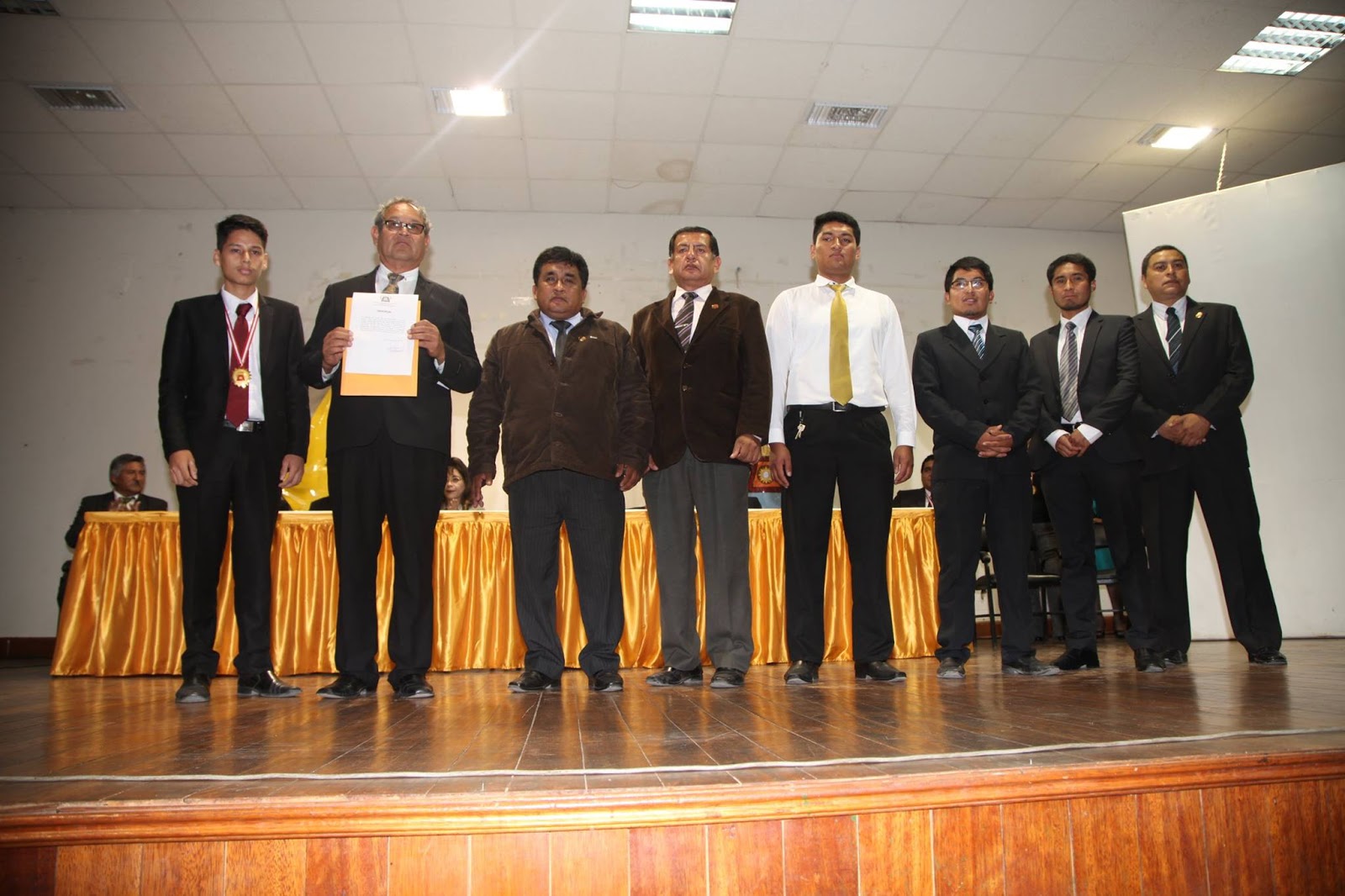 CEU entregó credenciales a autoridades electas de la U. San Luis Gonzaga