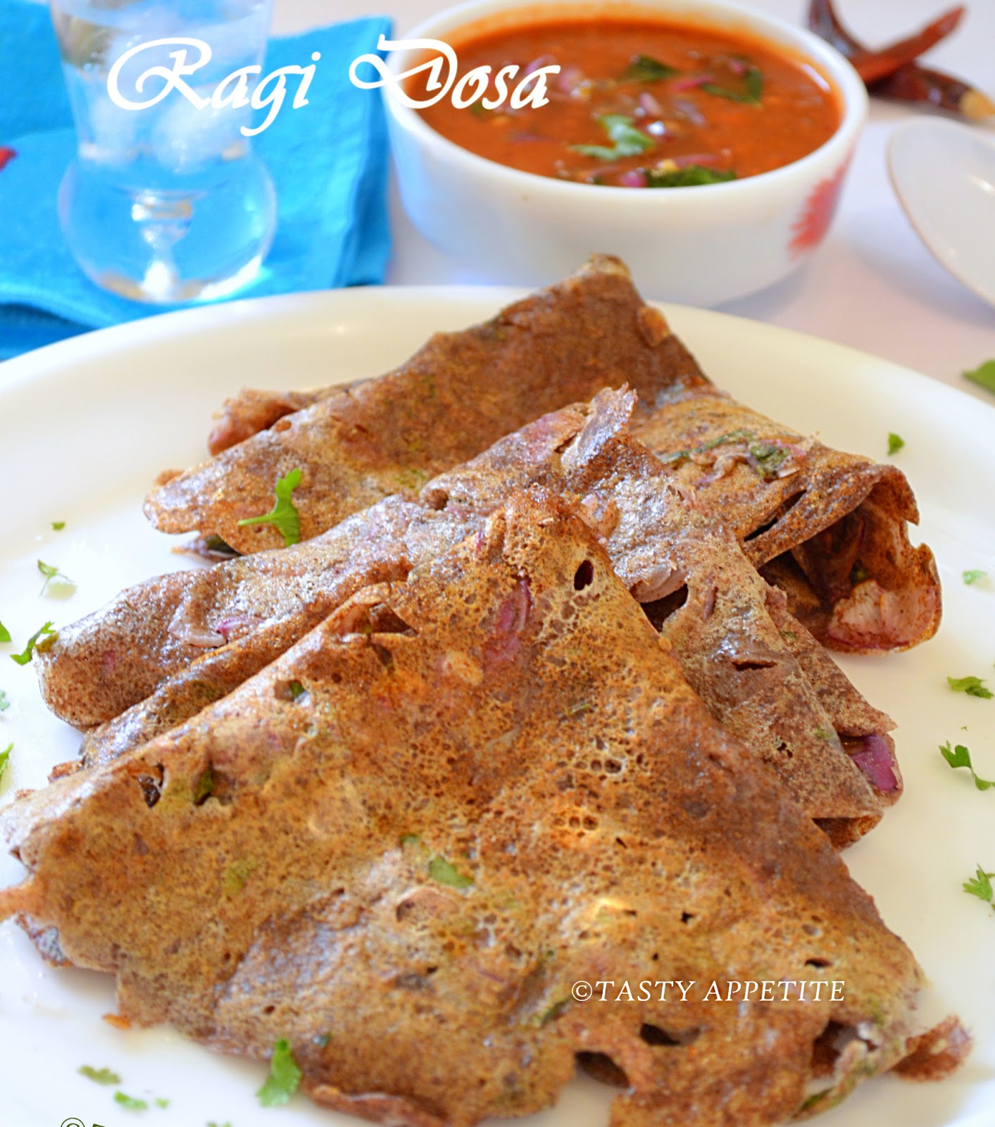 How to make Ragi Dosa / Instant Ragi Dosa Recipe / How to make Red