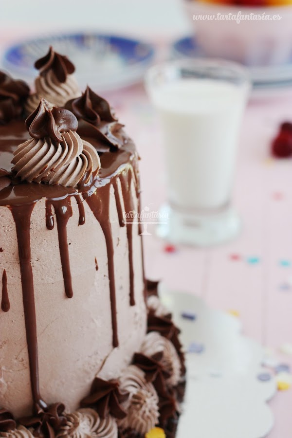 Cómo hacer un Drip Cake, Tarta chorreando