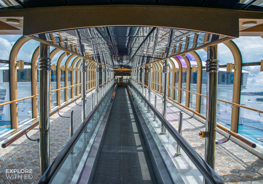 Caribbean Princess Skywalkers Nightclub Travelator
