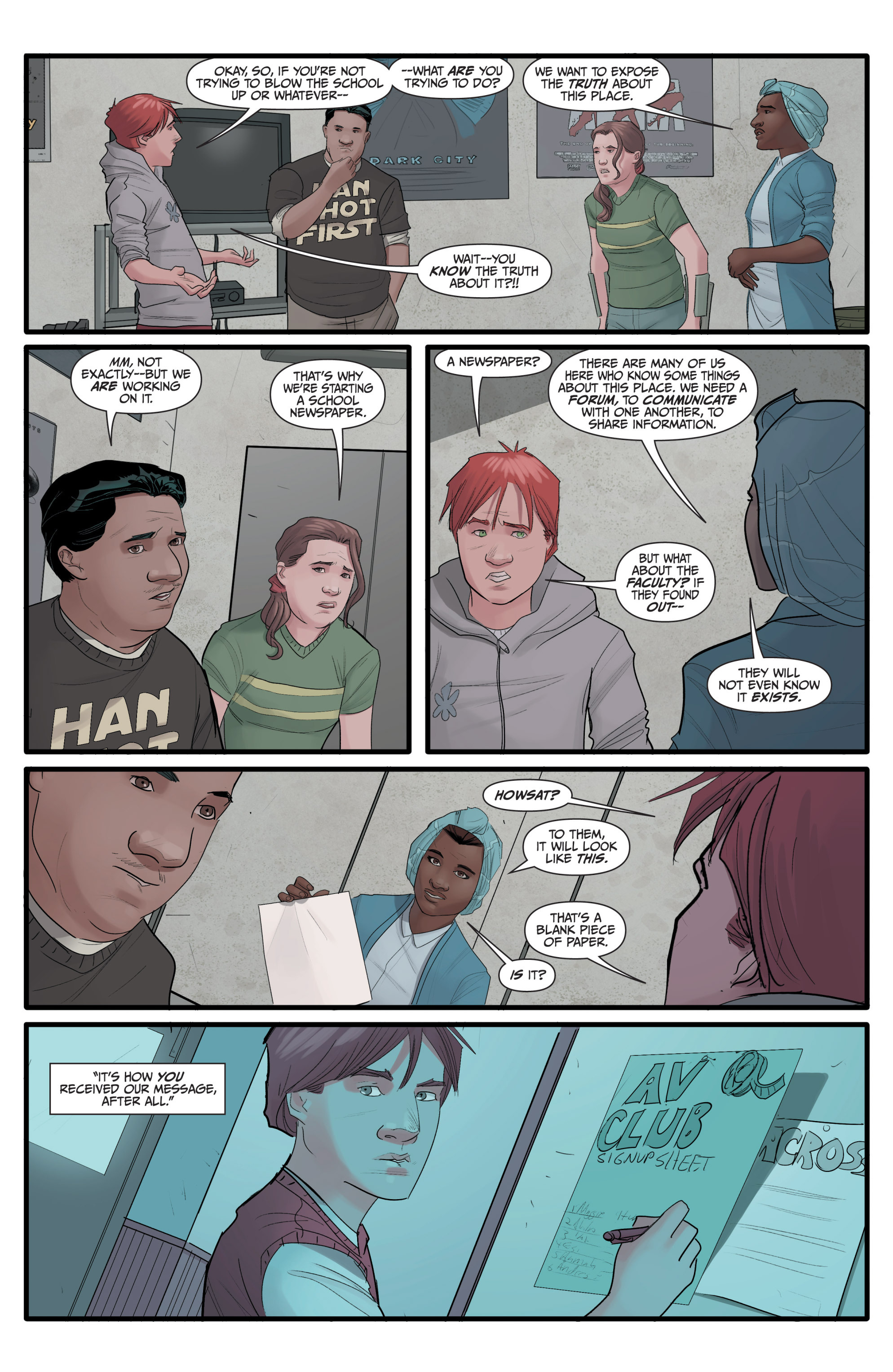 Read online Morning Glories comic -  Issue #31 - 23