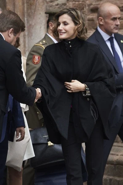 Queen Letizia of Spain attends the inauguration of the 10th International Seminar of Language and Journalism 'Manuales de Estilo en la Era de la Marca Personal'