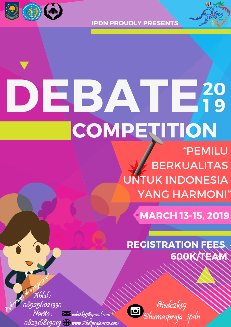 Lomba IPDN Expo Debate Competition Mahasiswa 2019 Lomba IPDN Expo Debate Competition Mahasiswa 2019