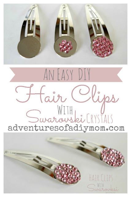 Super Easy Hair Clips with Swarovski Accents Super Easy Hair Clips with Swarovski Accents