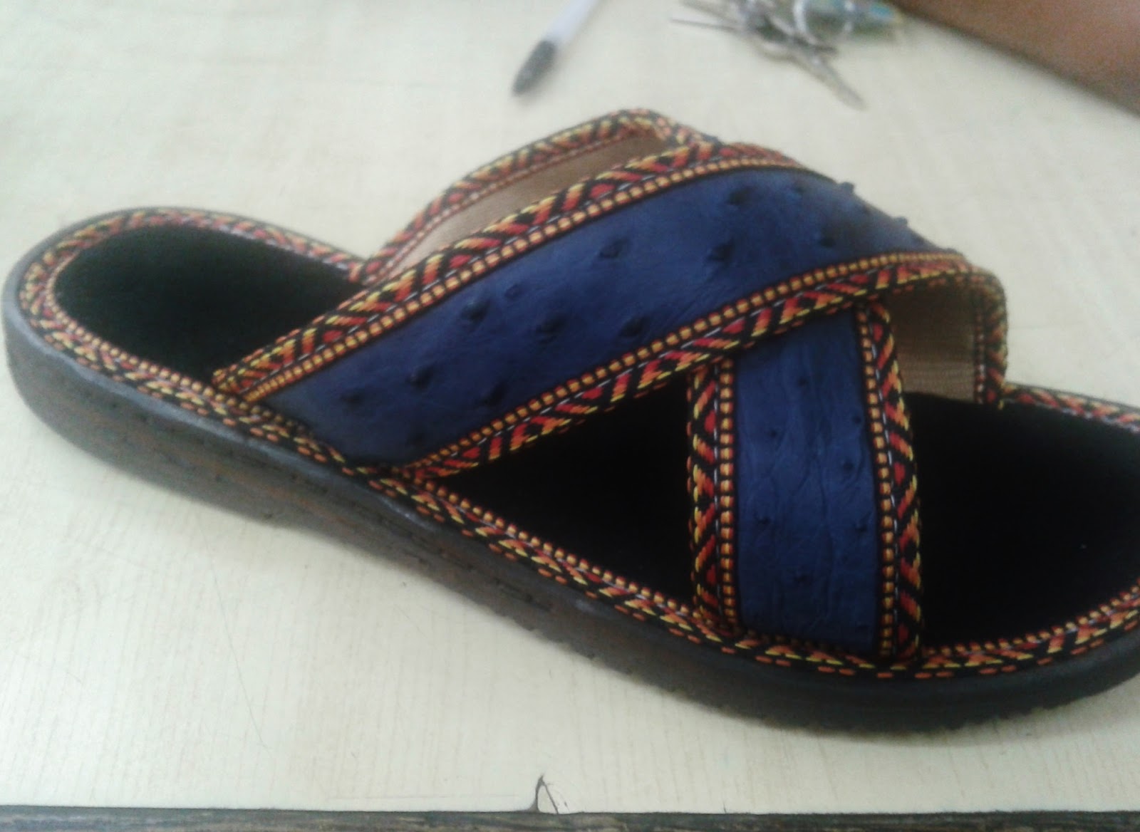 huaraches de avestruz